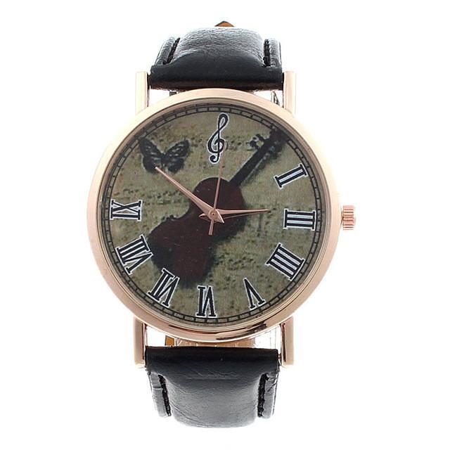 Violin Analog Quartz Dial Wrist Watch