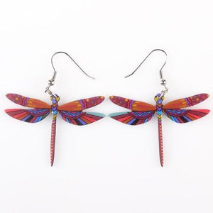 Dangle Dragonfly Earrings