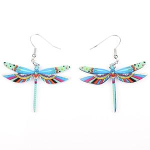 Dangle Dragonfly Earrings