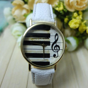 Piano Keyboard Musical Note Watch