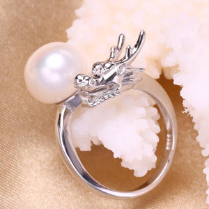 Dragon Style Pearl Rings