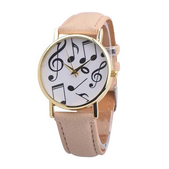 Musical Notes Analog Quartz Dial Wrist Watch