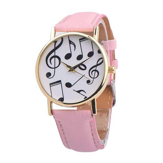 Musical Notes Analog Quartz Dial Wrist Watch