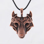 Viking Wolf Head Necklace Original