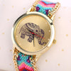 Boho Elephant Rope Watch