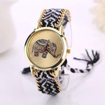 Boho Elephant Rope Watch