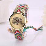 Boho Elephant Rope Watch