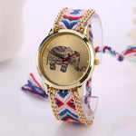 Boho Elephant Rope Watch