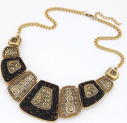 Vintage Geometric Boho Necklace