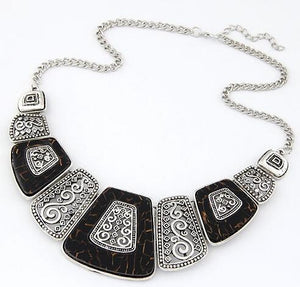 Vintage Geometric Boho Necklace