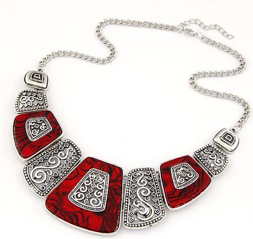 Collares Women  Geometric Vintage Necklaces