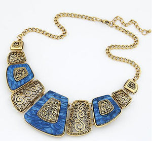 Vintage Geometric Boho Necklace