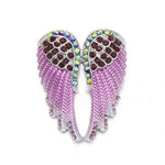 Crystal Angel Wings Brooches