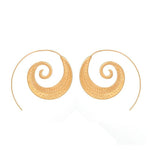 Circle Leaf Earring Collection