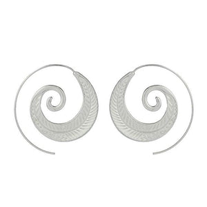 Circle Leaf Earring Collection