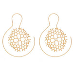 Beehive Circle Earring