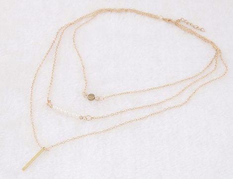 Multi Layer Gold  Necklace