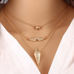 Multi Layer Gold  Necklace