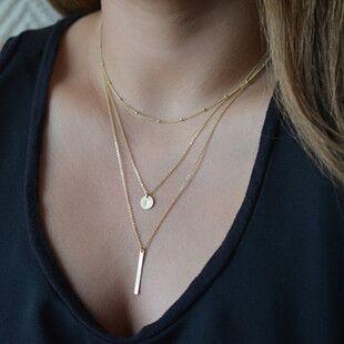 Multi Layer Gold  Necklace