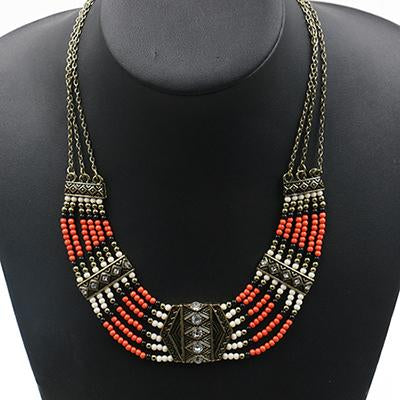 Gypsy Tribal Choker Necklace