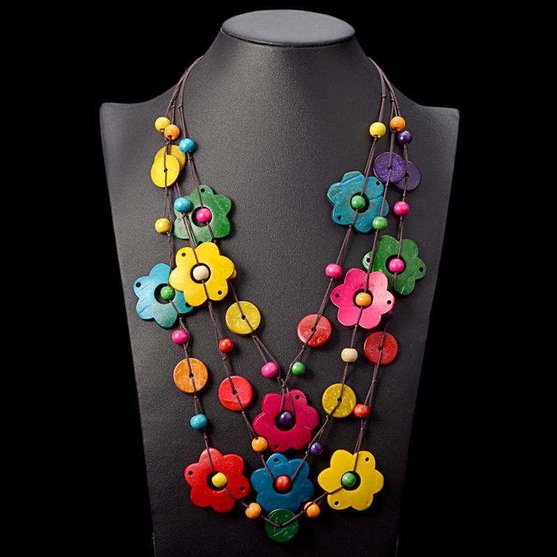 Bohemian Summer Flower Necklace