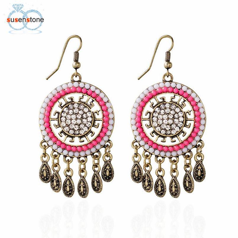 Boho Crystal Rhinestone Ear Earrings