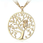 Owl Tree Necklace