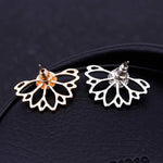 Lotus Crystal  Flower Earring