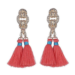 Tassel Boho Dangle Earrings