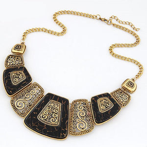 Vintage Geometric Boho Necklace