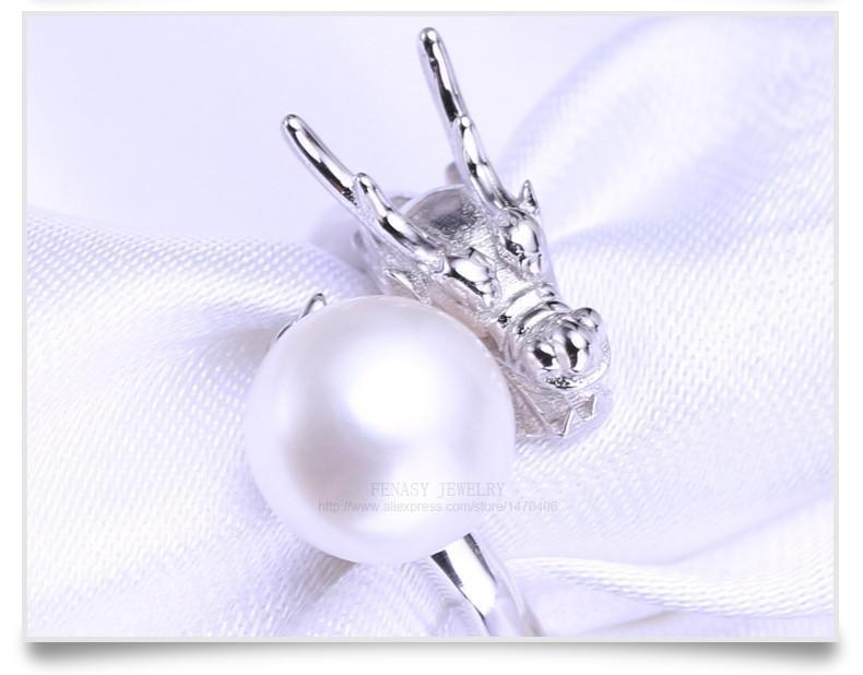 Dragon Style Pearl Rings