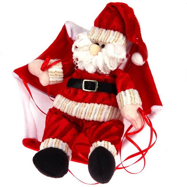 Parachute Santa Claus Parachuting Santa Parachute Santa Decoration