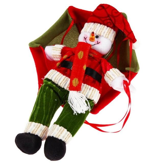 Parachute Santa Claus Parachuting Santa Parachute Santa Decoration