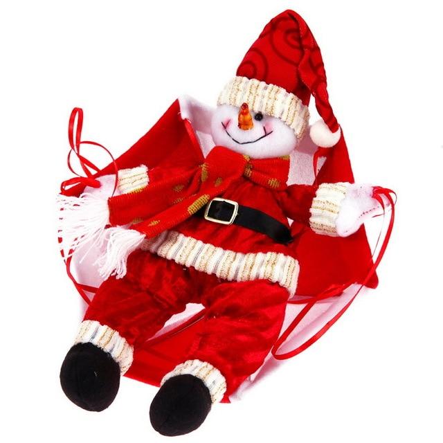 Parachute Santa Claus Parachuting Santa Parachute Santa Decoration