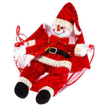 Parachute Santa Claus Parachuting Santa Parachute Santa Decoration