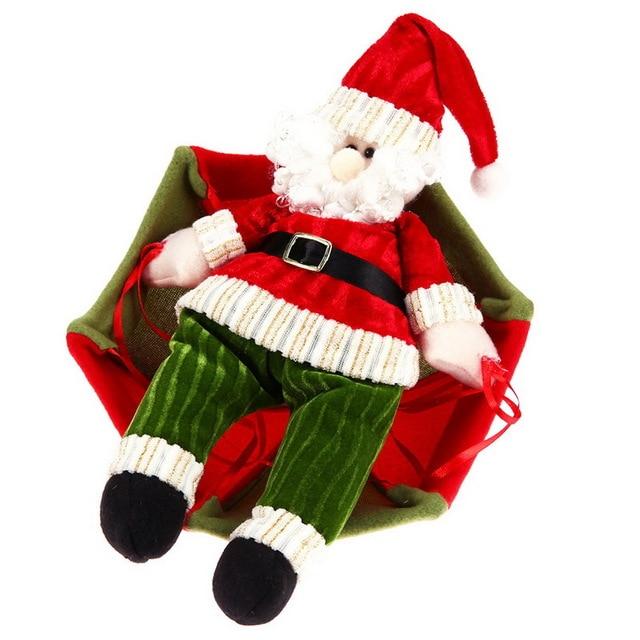 Parachute Santa Claus Parachuting Santa Parachute Santa Decoration