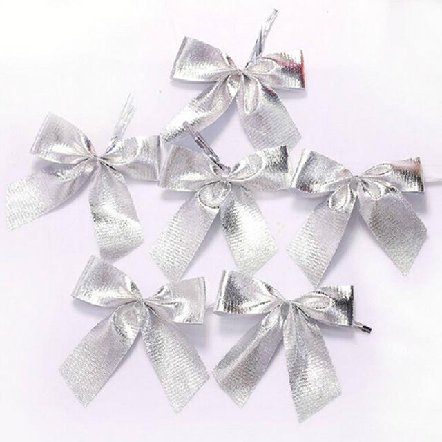 12PCS Pretty Bow Xmas Ornament