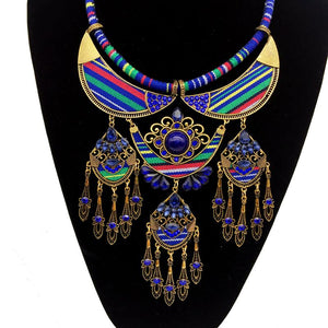 Amazing Tribal Tassel Necklace