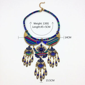 Amazing Tribal Tassel Necklace