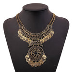 Bohemian Antique Necklace Tribal Collier