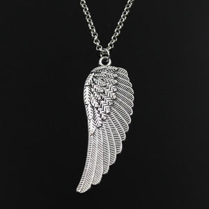 Beautiful Tibetan Silver Angel Wing Pendant