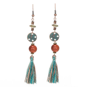 Dylan's Oak Tassel Earrings