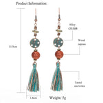 Dylan's Oak Tassel Earrings