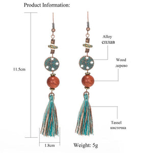 Dylan's Oak Tassel Earrings