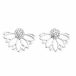 Lotus Crystal  Flower Earring