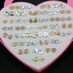 Lot of 36 Pairs Mixed Styles Earrings