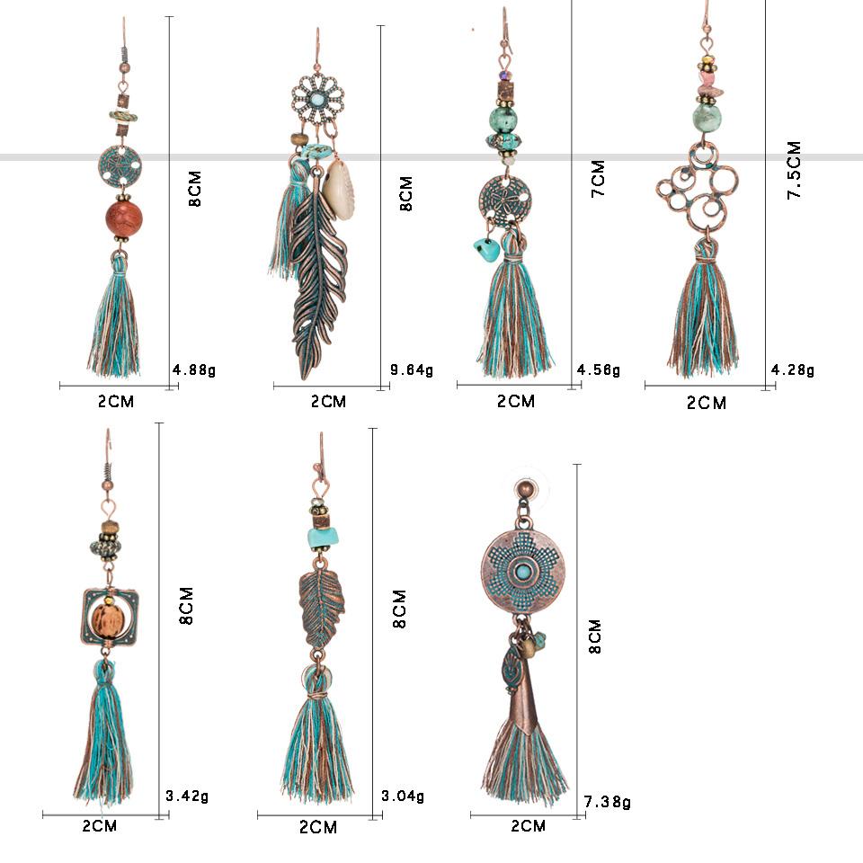 Dylan's  Boho Tassel  Earrings Collection