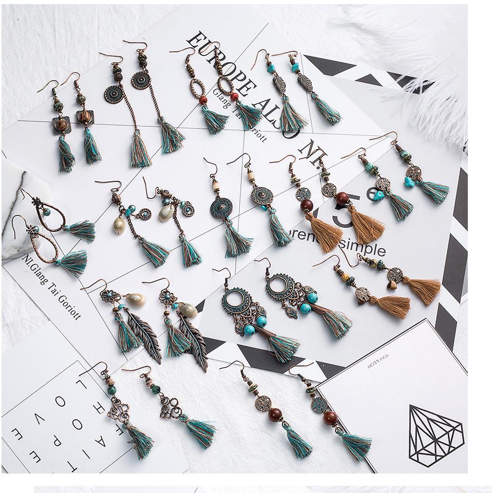 Dylan's  Boho Tassel  Earrings Collection