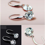 Water Drop Drop Crystal Earrings