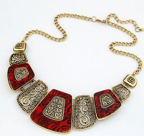 Collares Women  Geometric Vintage Necklaces